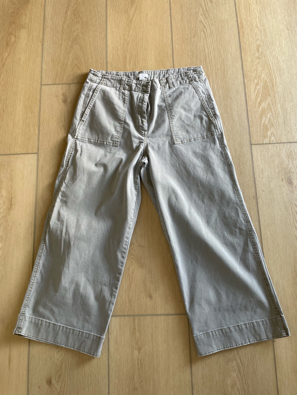 J. Jill 98% cotton  Wide-Leg trousers  in sage green